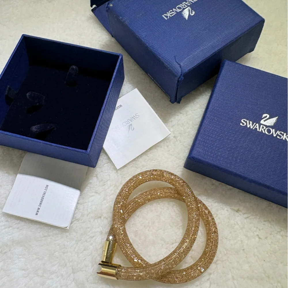 Swarovski gold Stardust Deluxe Bracelet - Picture 5 of 10